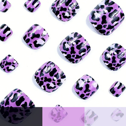 Trendige Leopard-Print-Nagelkunst-Aufkleber Brehn