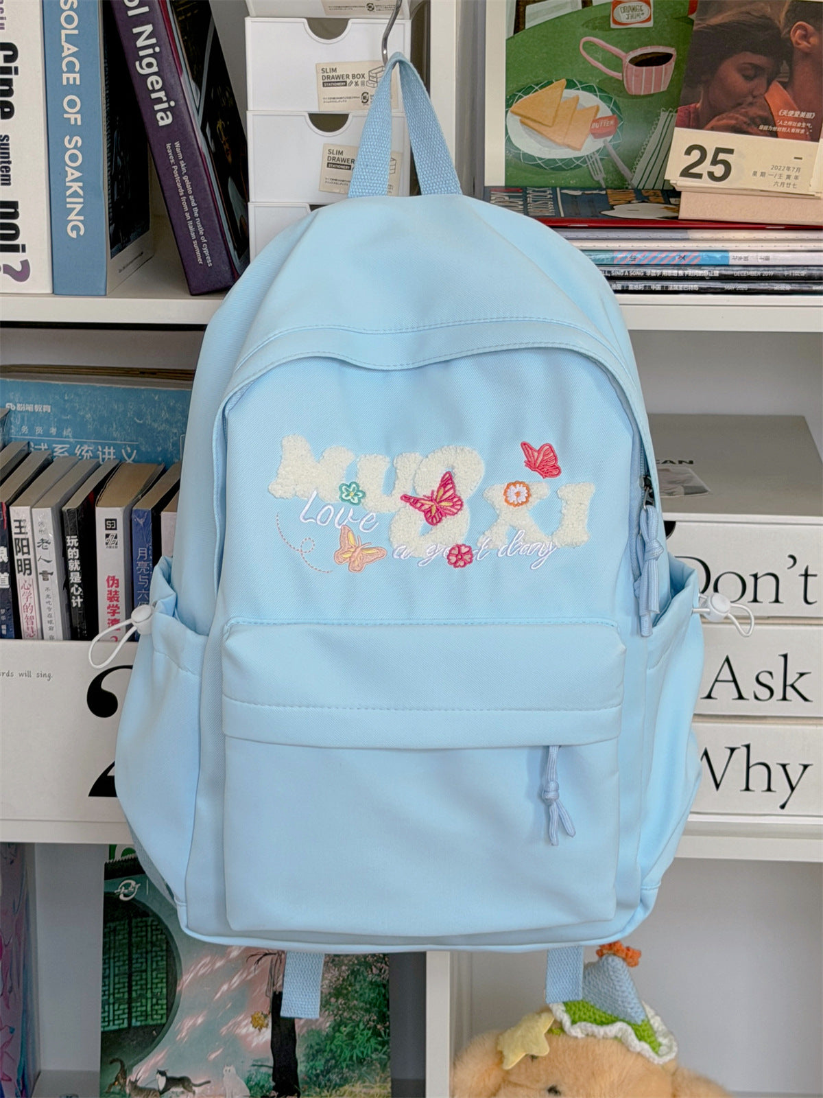 Stylische bestickte Rucksack Brehn 1791204530