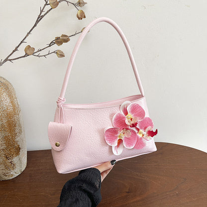 Floral Accent Handtas