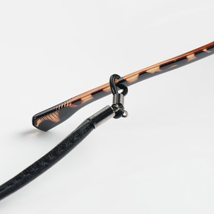 Stylischer Leder-Brillenhalter Brehn