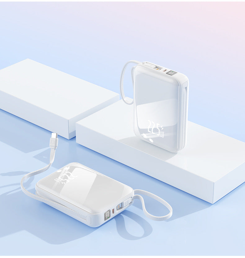 tragbare Powerbank mit LED-Anzeige und Schnellladefunktion Brehn
