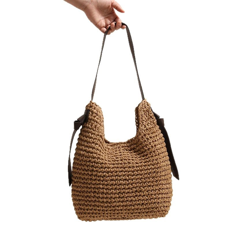 Modische Handgefertigte Schultertasche Aus Natürlichem Material Brehn