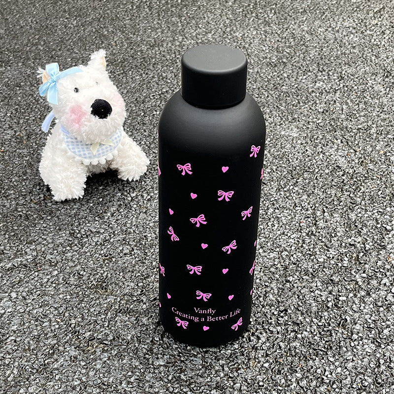 Damen Isolierflasche mit niedlichem Motiv und sicherem Verschluss Brehn