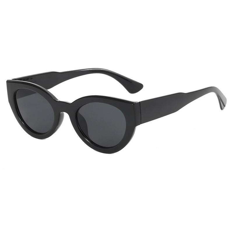 Damen modische quadratische Sonnenbrille mit verspiegelten Gläsern Brehn