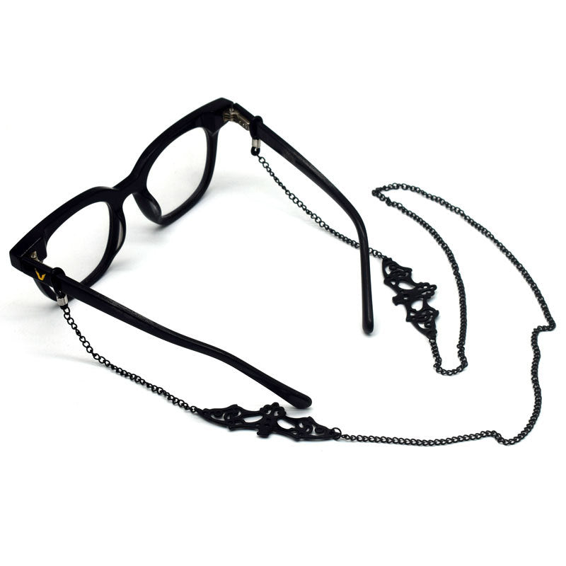 Künstlerische Metall-Brillen-Kette Brehn