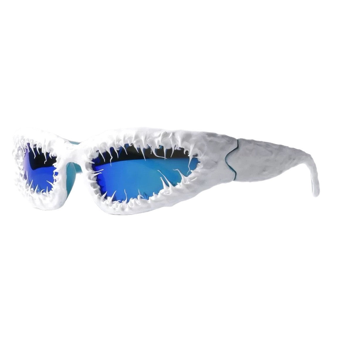 Damen kreative Design-Sonnenbrille mit einzigartigem strukturierter Rahmen Brehn