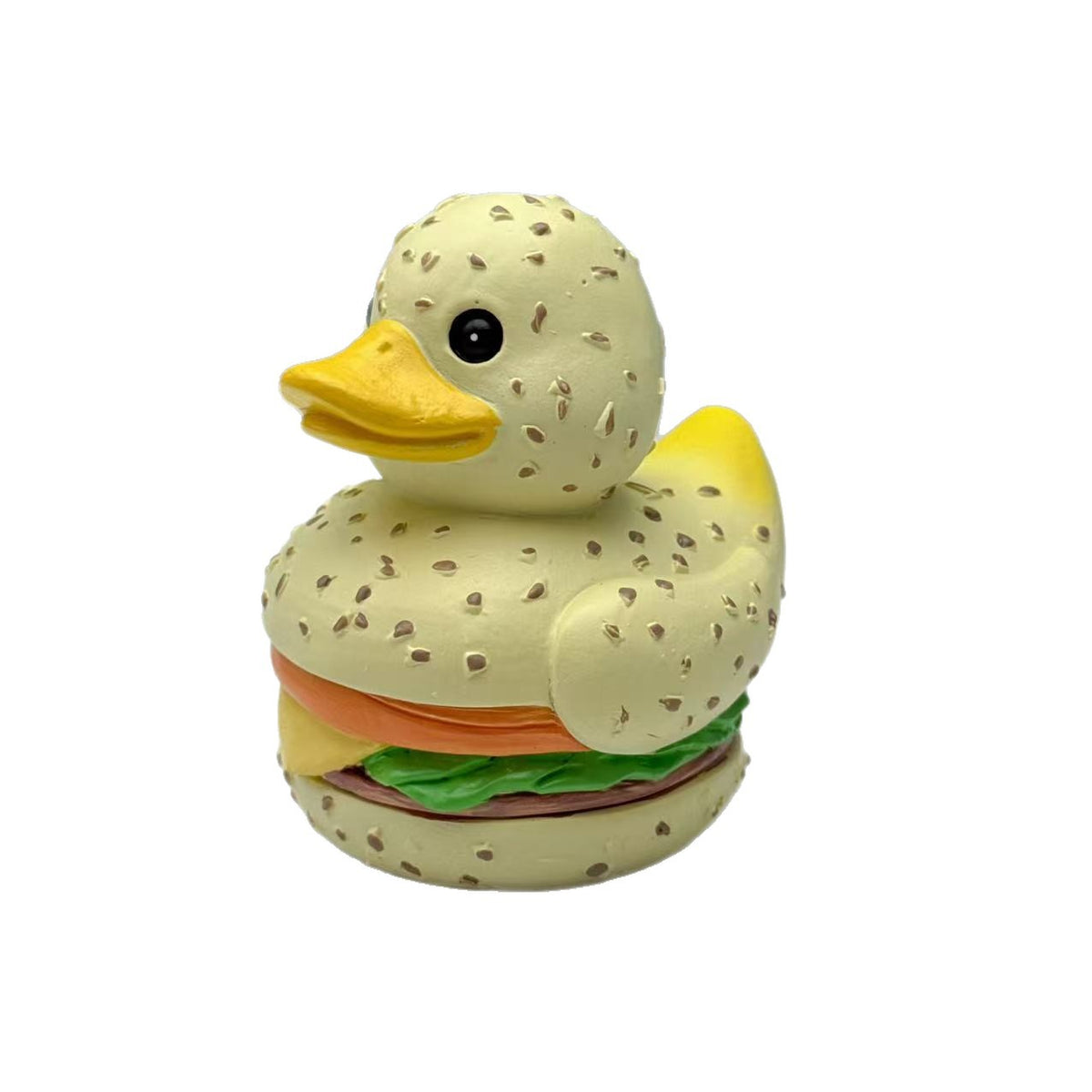 Lustige Gummiente im Hamburger Design Brehn