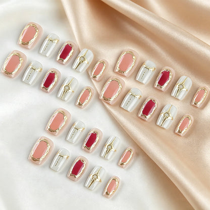 Luxuriöses Press-On Nagelkunst Set Brehn