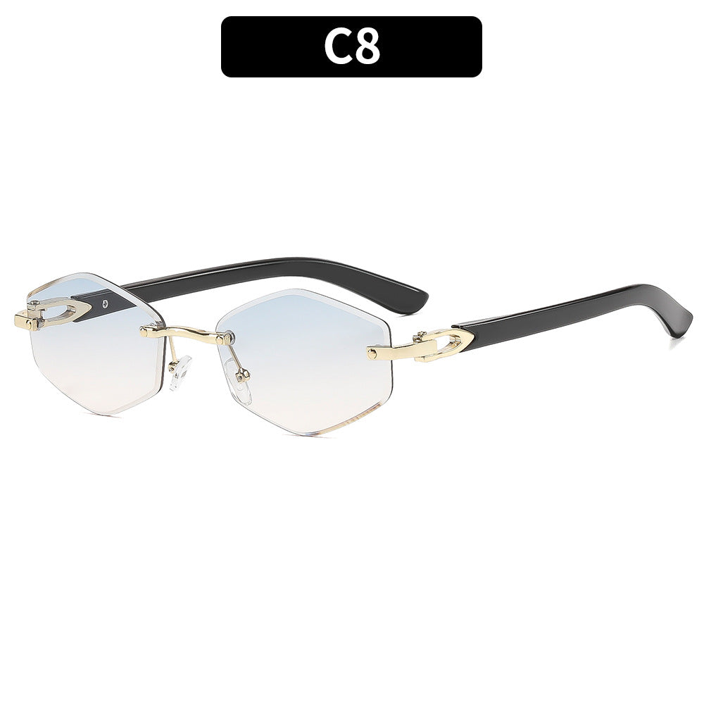 Multifunktionale sechseckige Mode-Sonnenbrille