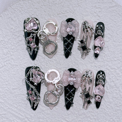 Glamouröse Nagelkunst Verlängerungen