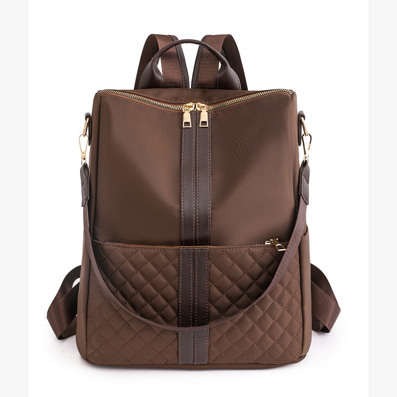Elegante mehrfächige gesteppten Rucksack