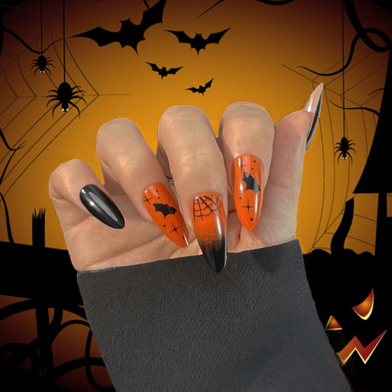 Halloween-Themen Press-On Nagelkunst-Set Brehn