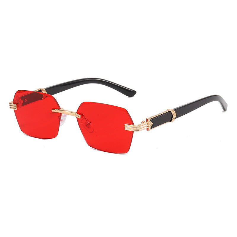 Damen Trendige geometrische Sonnenbrille Brehn