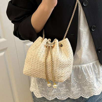 Kordelzug Clutch Bag