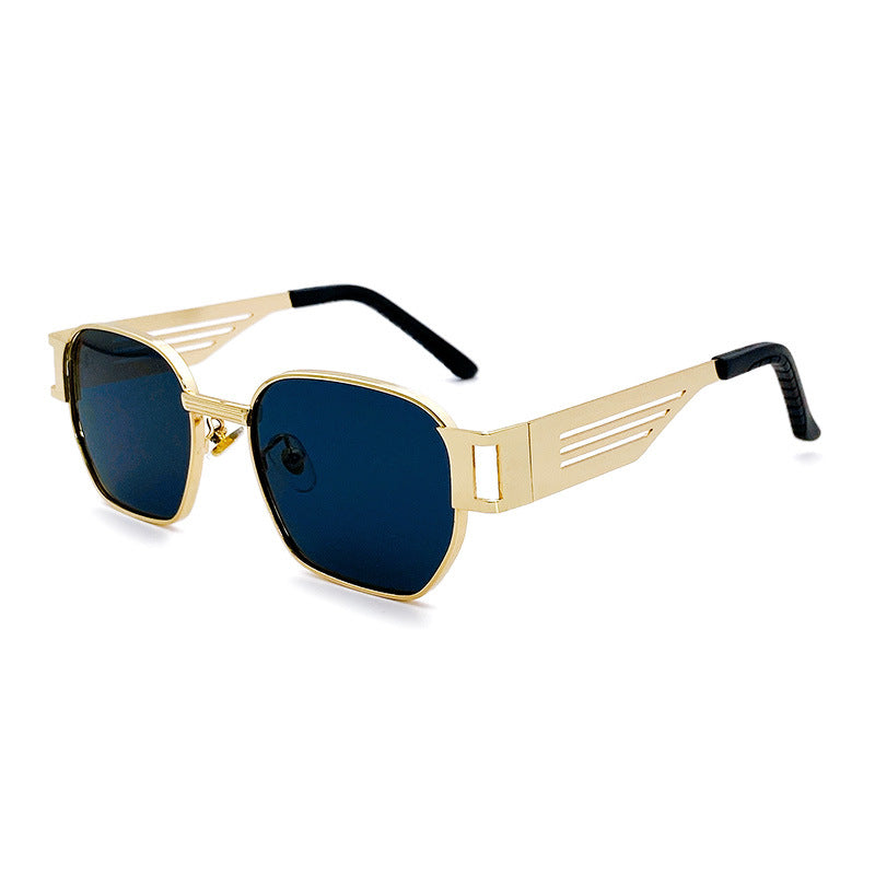Stilvolle Oversized Sonnenbrille Im Modernen Metalldesign Brehn