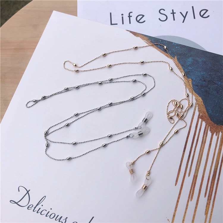 Stylische Metallkette Brillenhalter Brehn