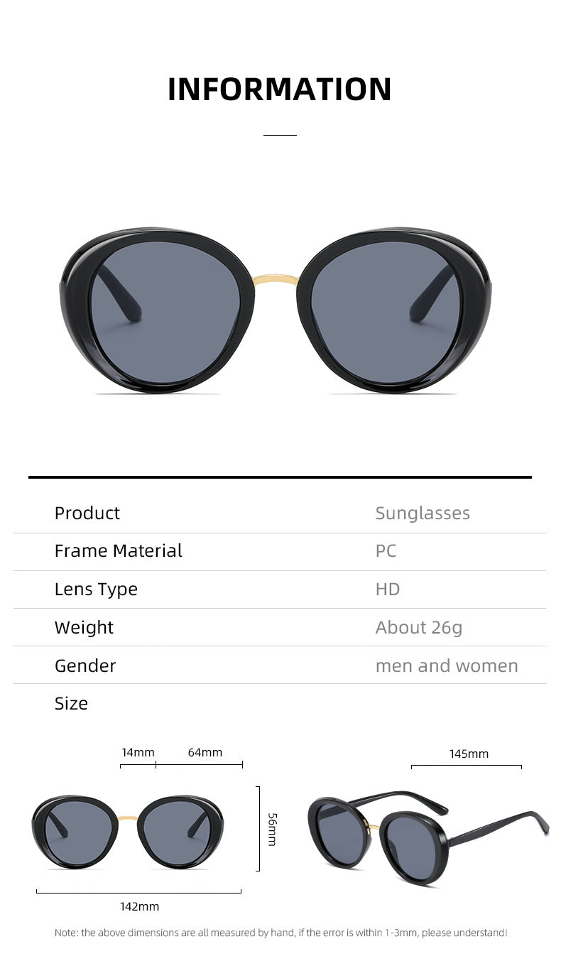 Damen Vintage Sonnenbrille im eleganten Schilddesign Brehn