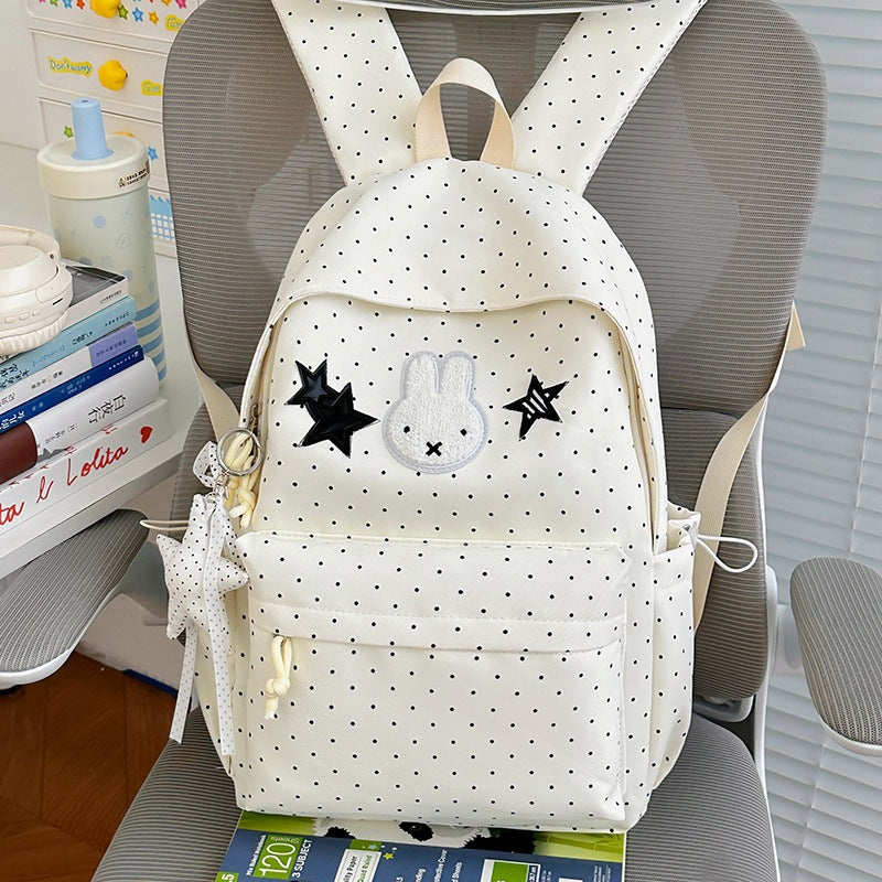 Süßer Plüsch Illustrierter Kaninchen Rucksack