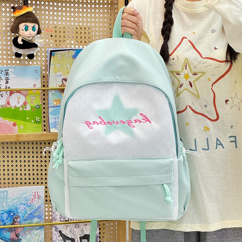 Stylische mit Sternen verzierte lässige Rucksack Brehn