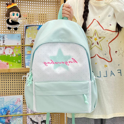 Stylische mit Sternen verzierte lässige Rucksack Brehn