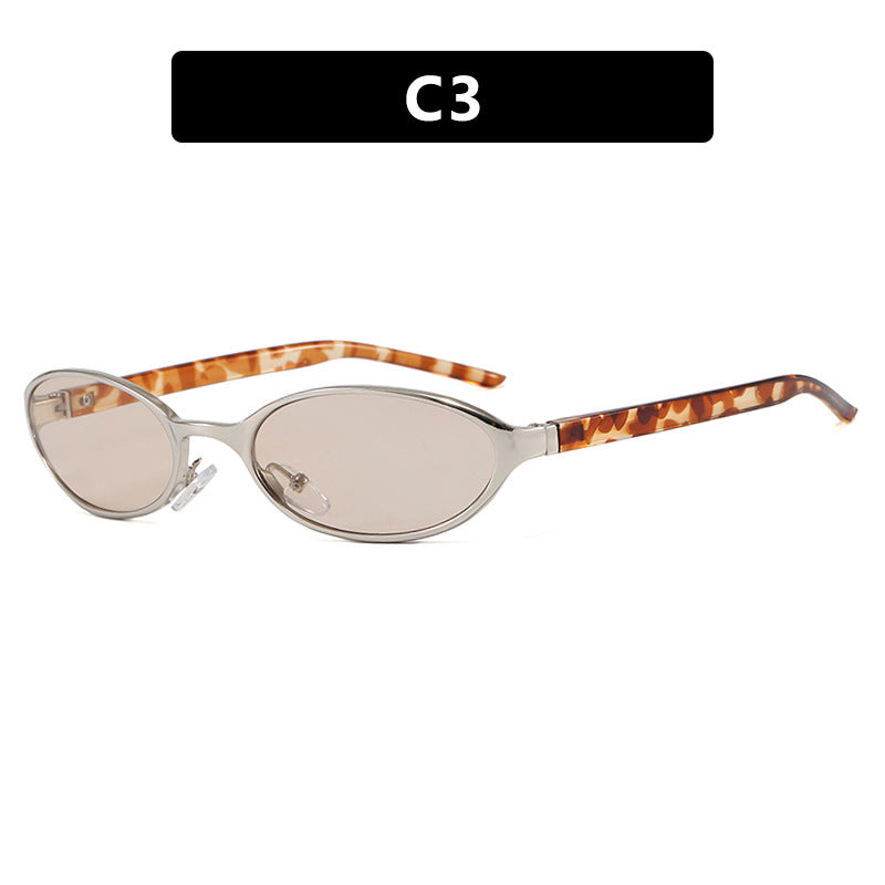 Damen elegante Sonnenbrille mit schützendem UV-Filter und schmalem Rahmen Brehn
