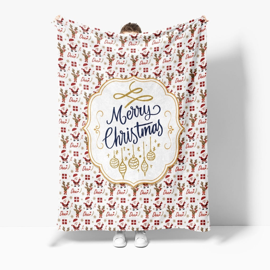 Gemütliche Weihnachtsdecke