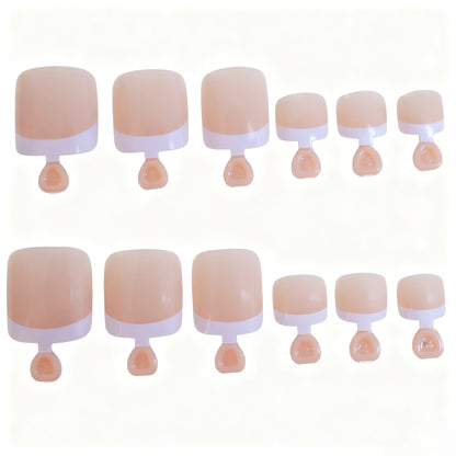 Premium French Tip Gel Nagelkunst Brehn