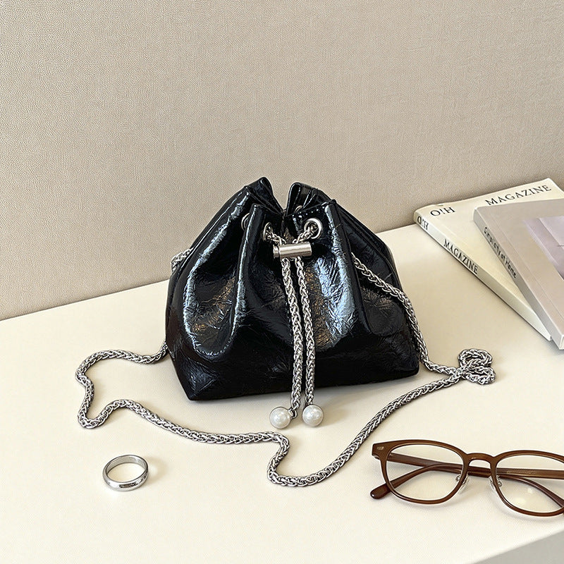 Kordelzug Eimer Handtasche