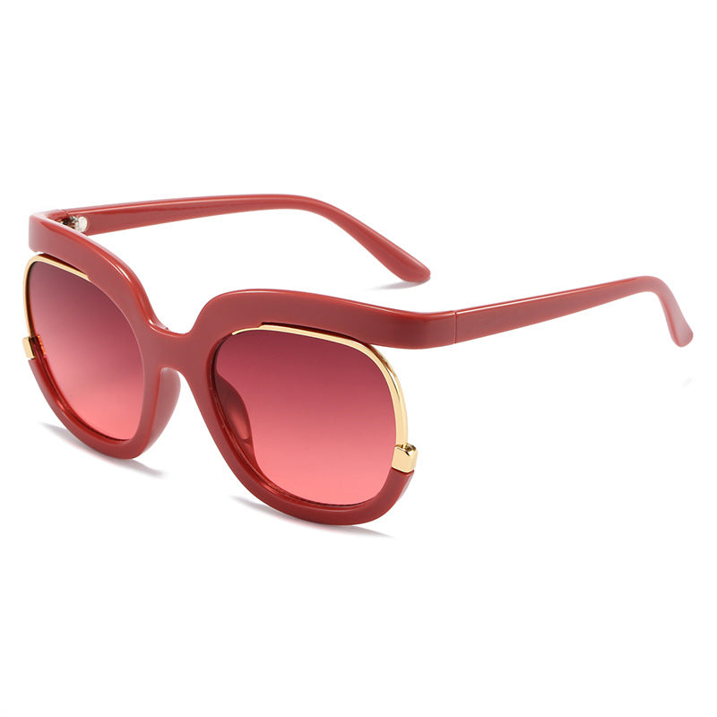 Damen Oversized Sonnenbrille mit elegantem Tortoise-Design Brehn