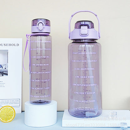 Damen Motivierende Trinkflasche Brehn