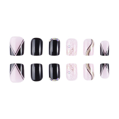 Dekorativer Press-On-Nagelset