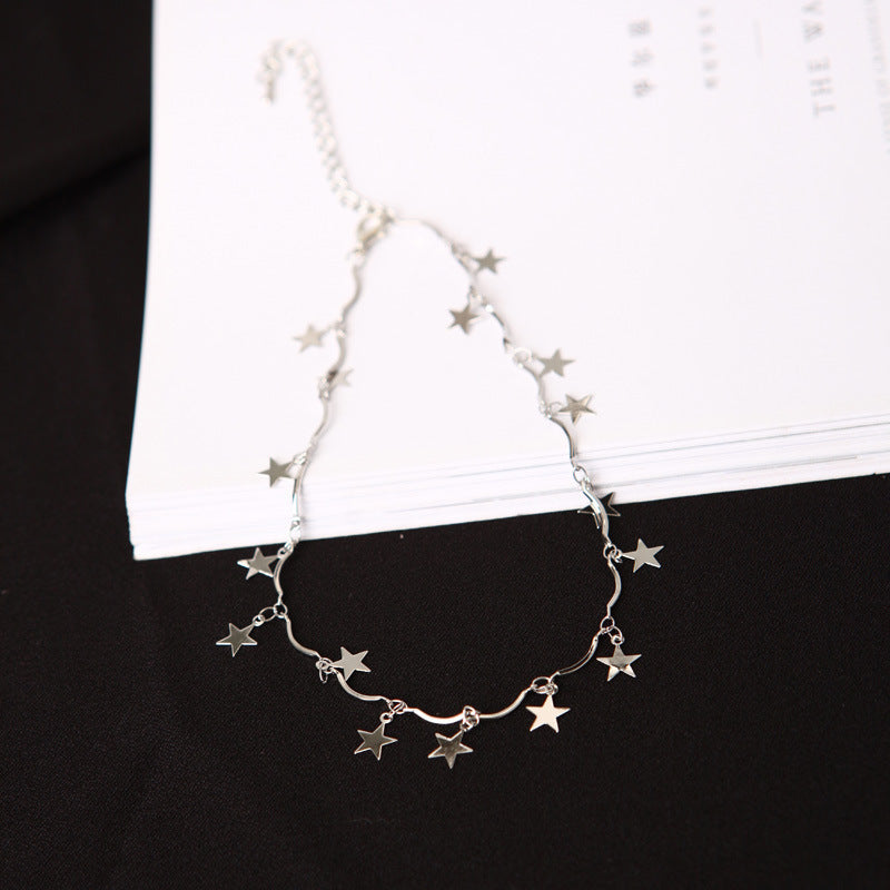 Stern Charm Linked Chain Necklace Brehn