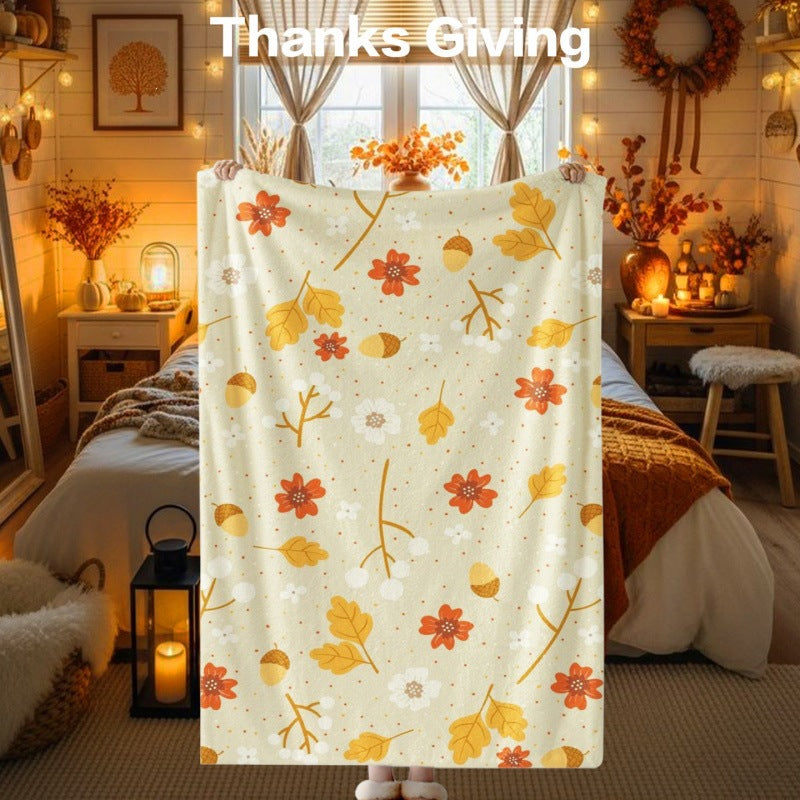 Thanksgiving-Themen Kuscheldecke