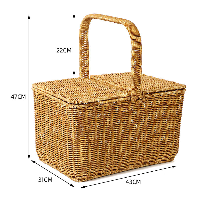 Woven Picnic Basket Brehn