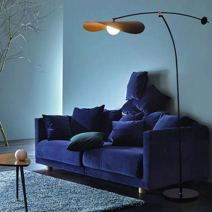 Moderne Bogen-Stehlampe mit verstellbarer Höhe