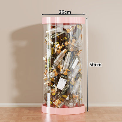 Hohe klare acryl vertikale Display-Zylinder für Mini-Parfüm- & Probeflaschen-Sammlung