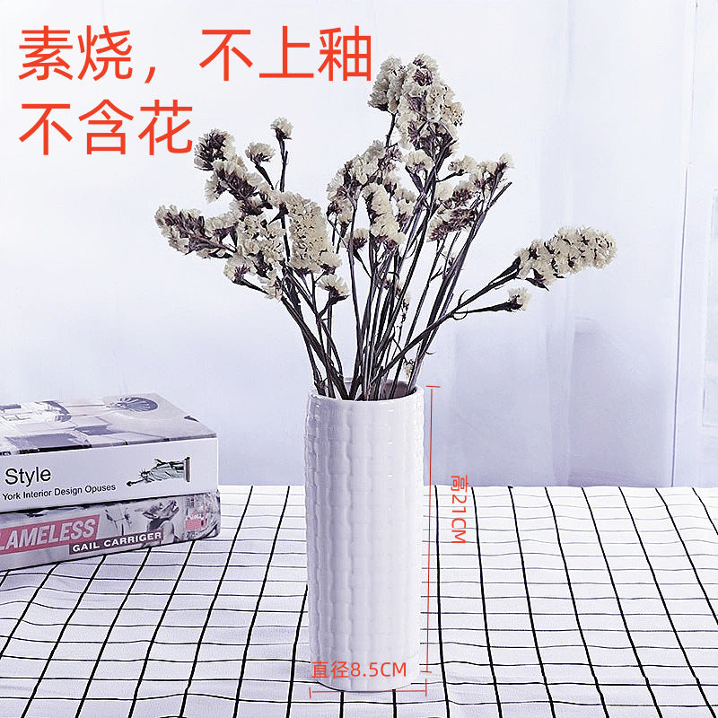 Textur Minimalistische Keramische Blumen Vase