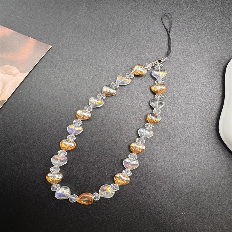 Elegante handgefertigte Perlen-Brillenband Brehn
