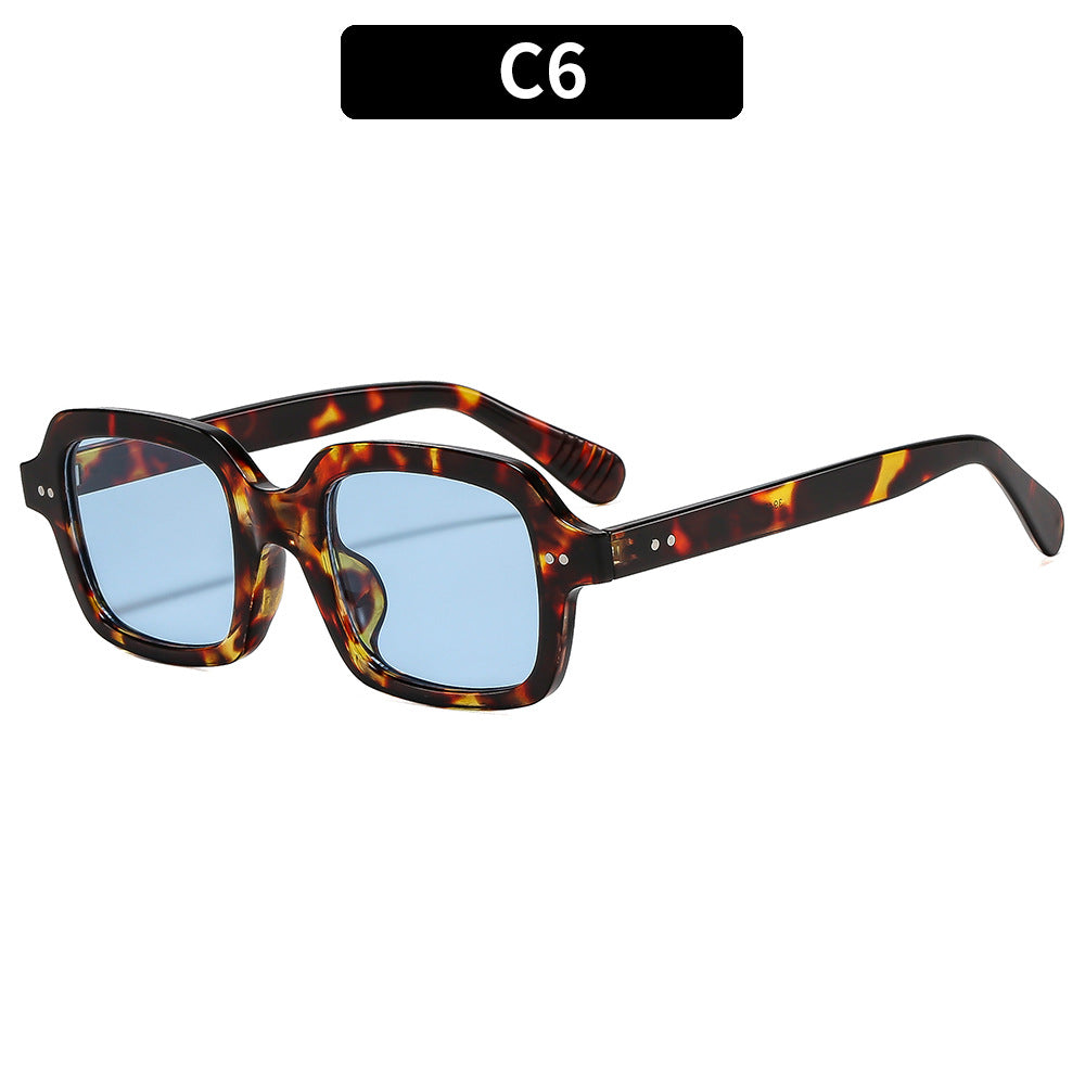 Eleganter Stil Stylische Quadratische Rahmen Sonnenbrillen