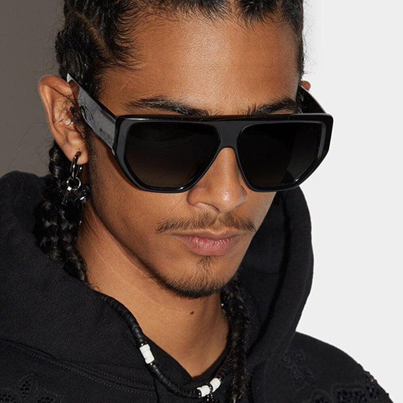 Damen modische Oversized-Sonnenbrille mit innovativem Rahmen Brehn