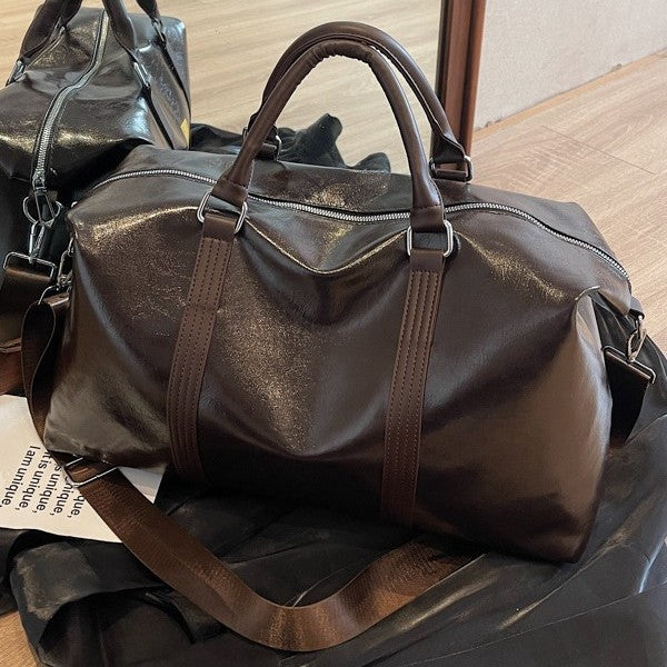 Premium Leder Reise-Duffel