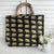 Stilvolle Baumwolltasche mit Bambusgriffen Brehn