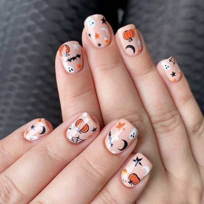 Kreatives Halloween Kunstnagelset Brehn
