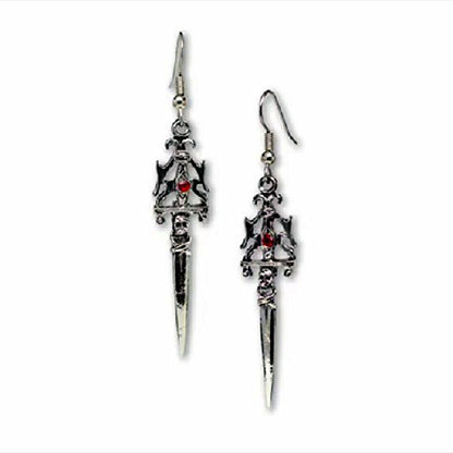 Gothic Statet Skull Ohrringe Brehn