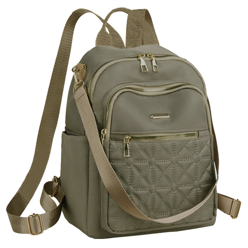 Elegante gesteppte Multi-Taschen-Rucksack Brehn