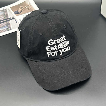Unisex Grafik Bestickte Kappe Brehn