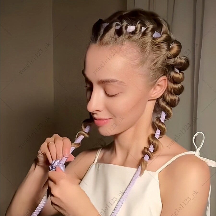 Luxuriöses Satin-Haar-Wickelband