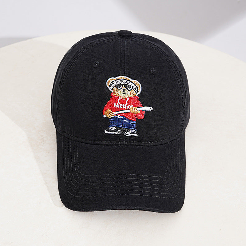 Männer's Bestickte Cartoon-Charakter Baseballcap Brehn