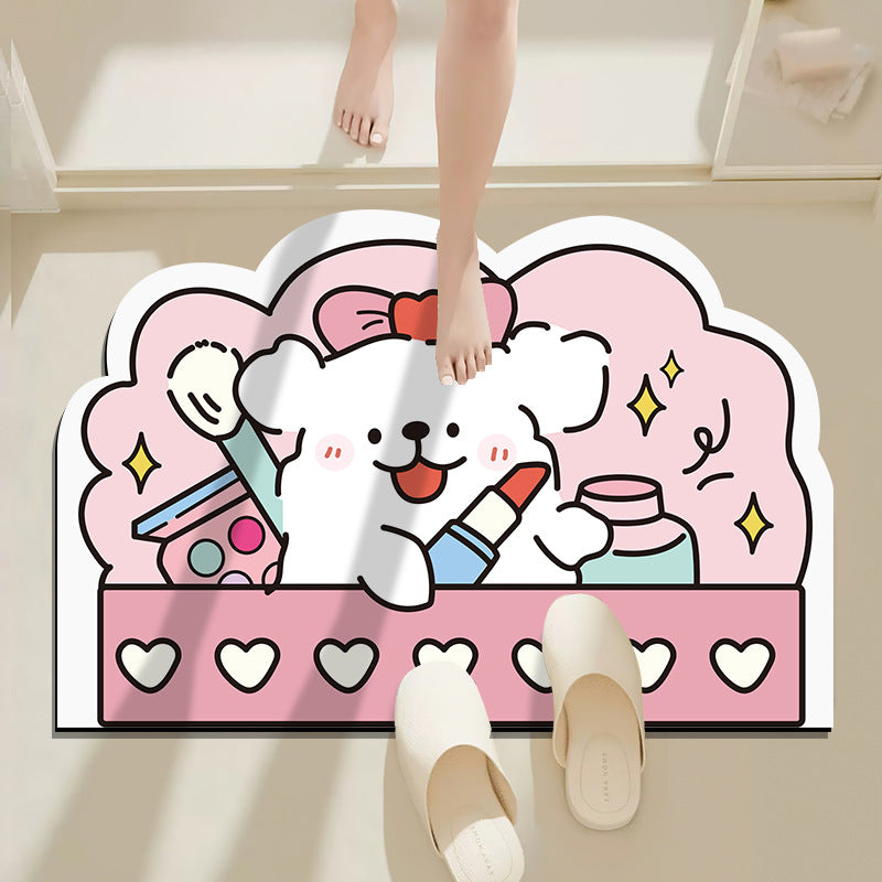 Cartoon Tierdesign Badmatte Brehn