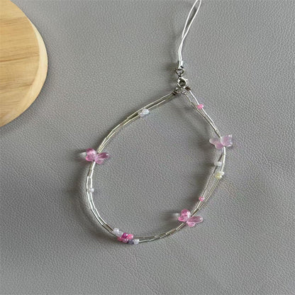 Dekorativer Schmetterlings Charm Brillenband Brehn